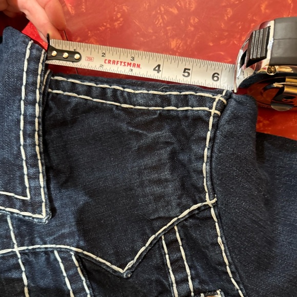 VINTAGE TRUE RELIGION JIMMY SUPER T 1990s Y2K DENIM JACKET💚 - Picture 16 of 16